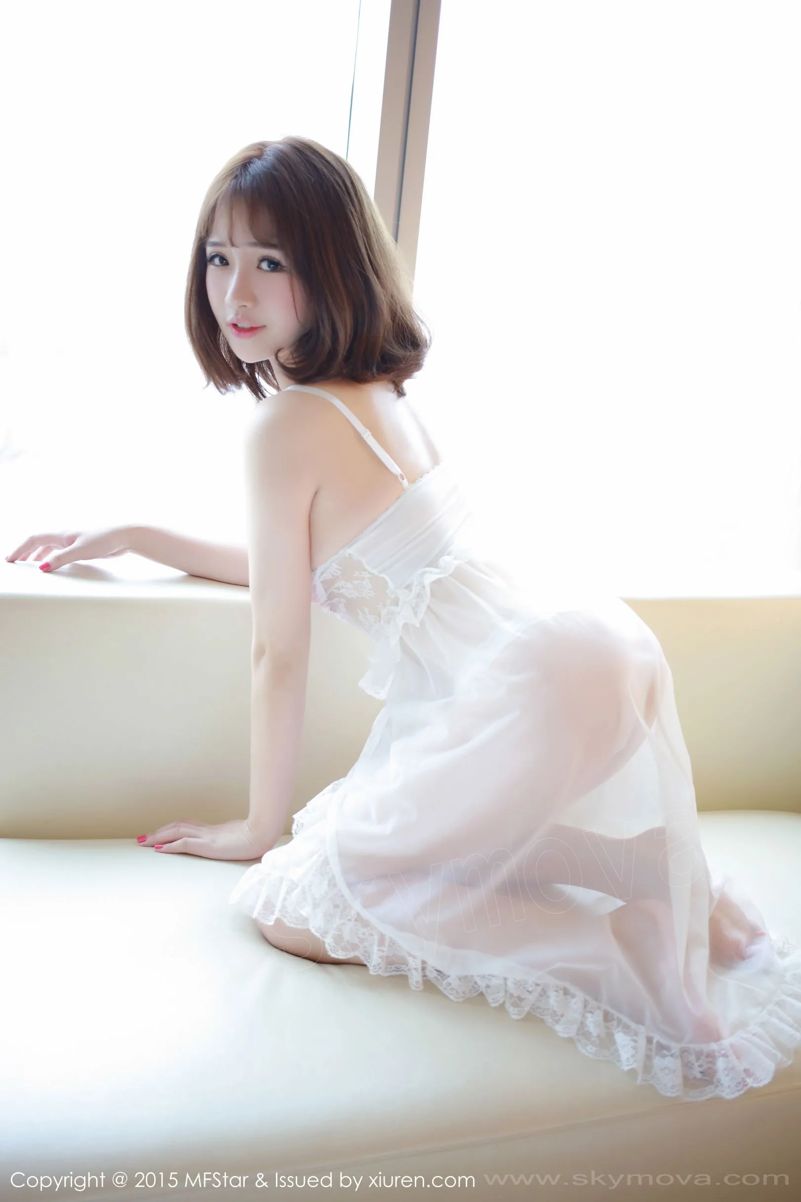 [Học viện người mẫu MFStar]VOL.012 Xu Cake - Một cô bé mới dễ thương và đáng yêu trong bộ váy hồng. - 48