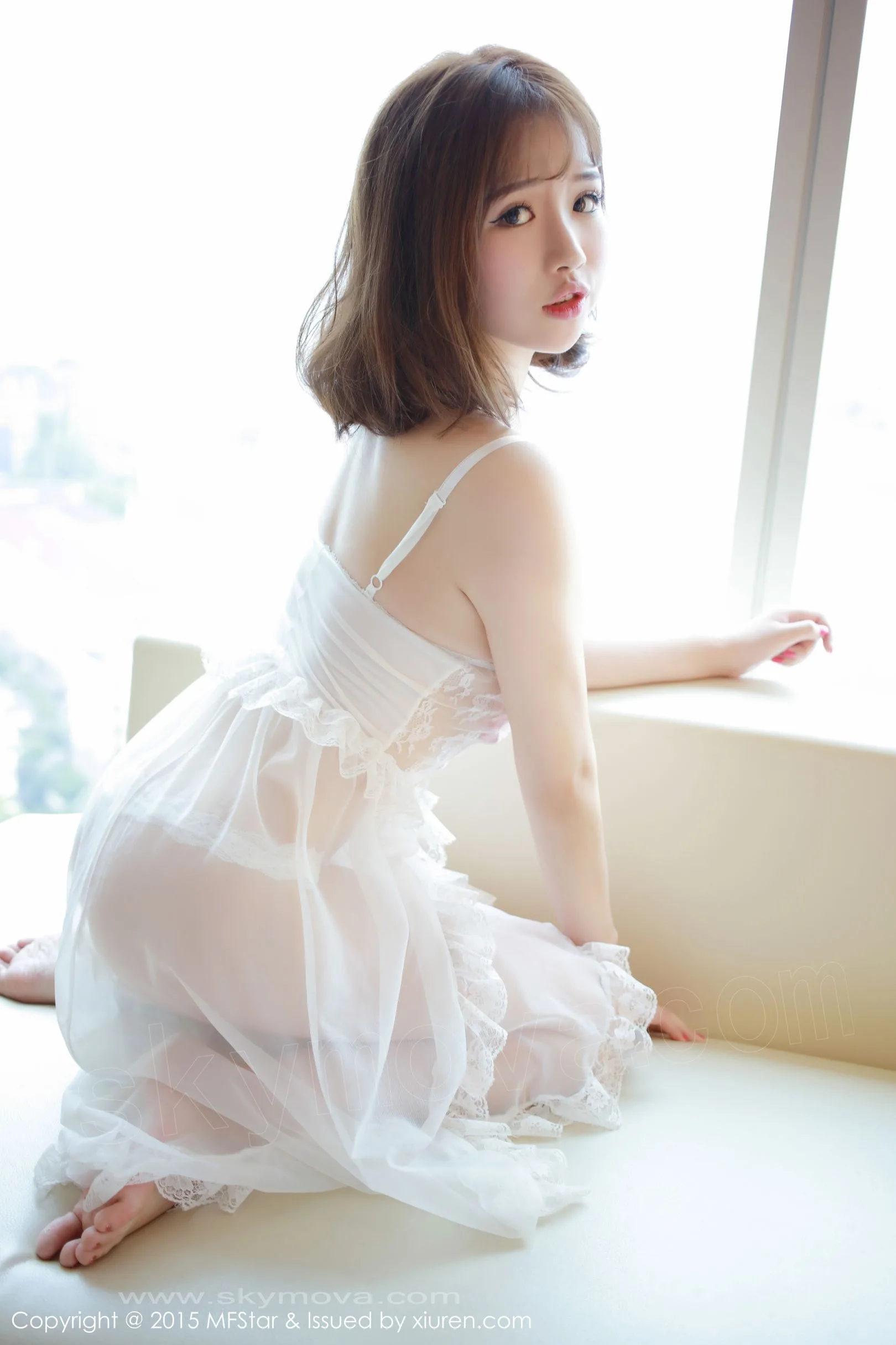 [Học viện người mẫu MFStar]VOL.012 Xu Cake - Một cô bé mới dễ thương và đáng yêu trong bộ váy hồng. - 46