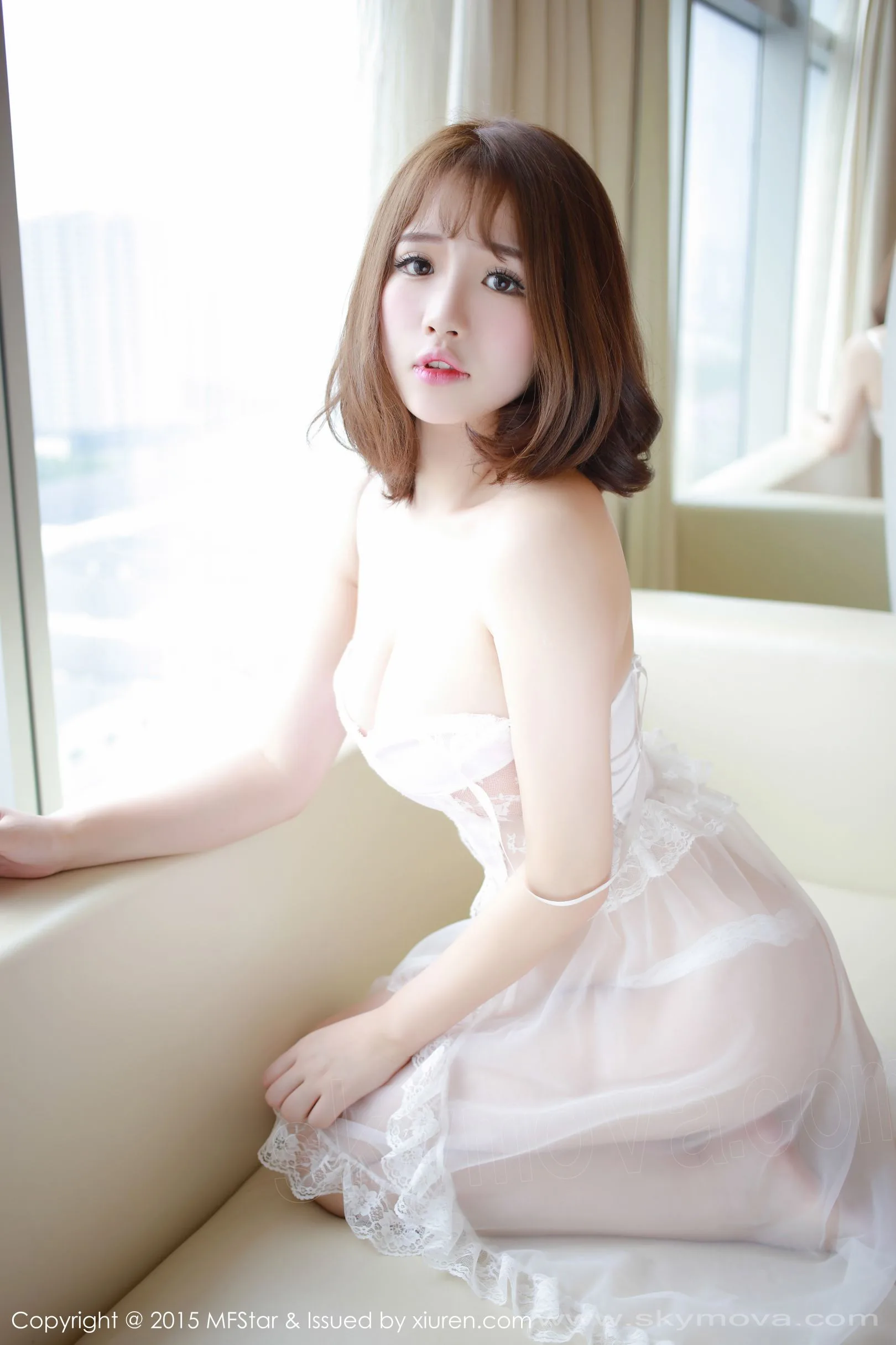 [Học viện người mẫu MFStar]VOL.012 Xu Cake - Một cô bé mới dễ thương và đáng yêu trong bộ váy hồng. - 23