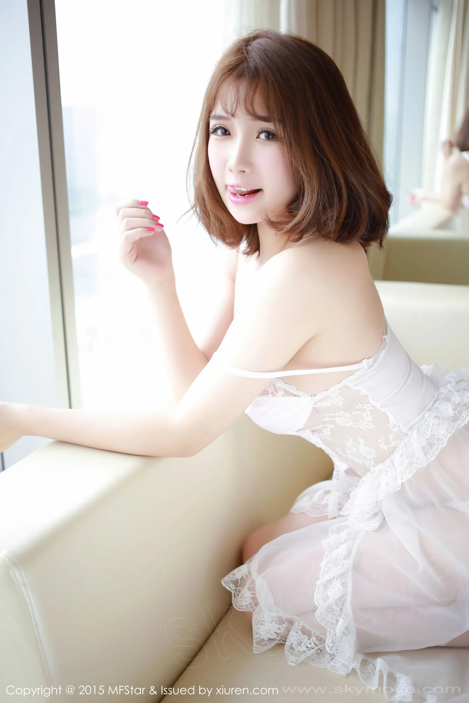 [Học viện người mẫu MFStar]VOL.012 Xu Cake - Một cô bé mới dễ thương và đáng yêu trong bộ váy hồng. - 20